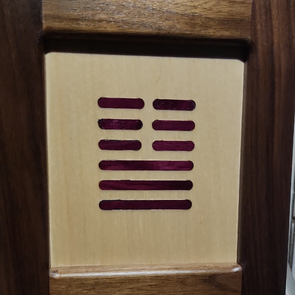 BOGO Tai; Peace, Harmony wall decor. Solid wood NEW